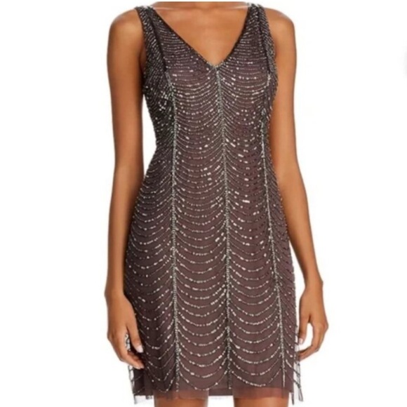 Adrianna Papell Dresses & Skirts - NWOT ADRIANNA PAPELL Beaded Cocktail Dress Size 8